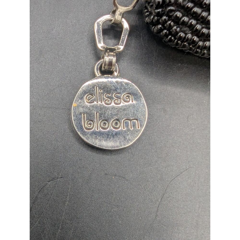 Elissa Bloom NY Red Tulip Beaded Coin Purse Small Heart Zip Pouch Wallet - Picture 2 of 8